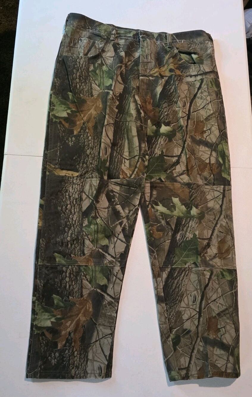 Vintage Wrangler Double Knee Realtree Advantage Camo Pants VTG Men's 38x30